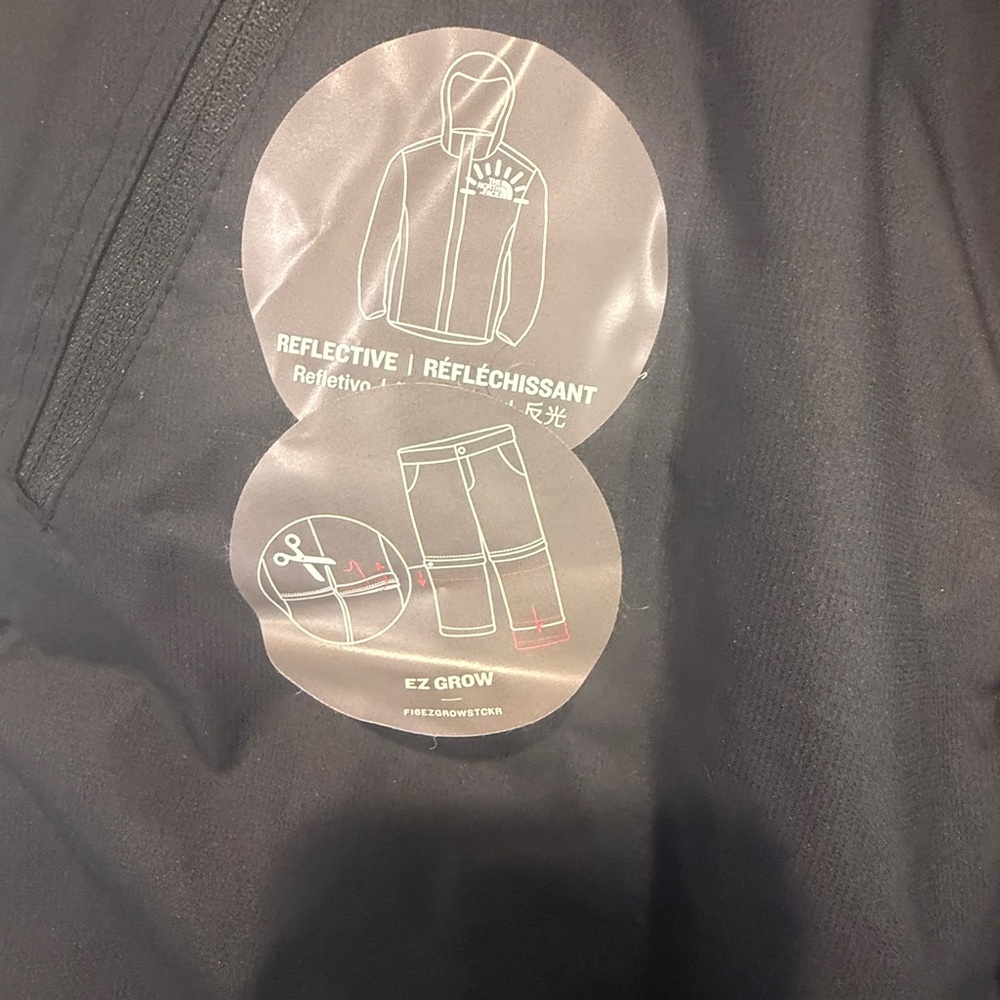 The North Face B Freedom Insulated Black Snow Pants - Picture 4 of 5